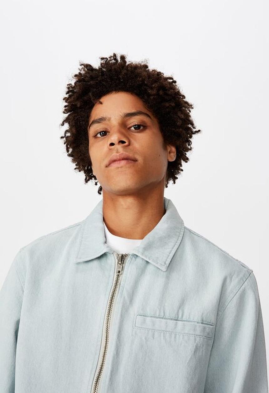 Factorie - Harrington jacket - light blue