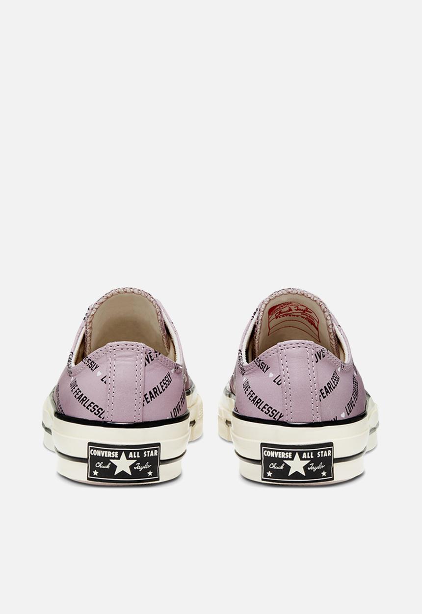 Converse - Chuck 70 love leather - amethyst grey/egret/black 
