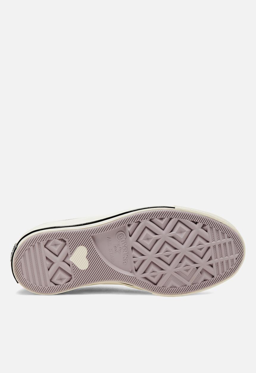 Converse - Chuck 70 love leather - amethyst grey/egret/black 