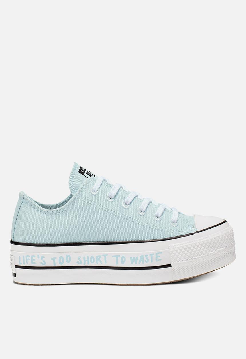 Converse - Chuck Taylor All Star lift ox - polar blue/white/black 