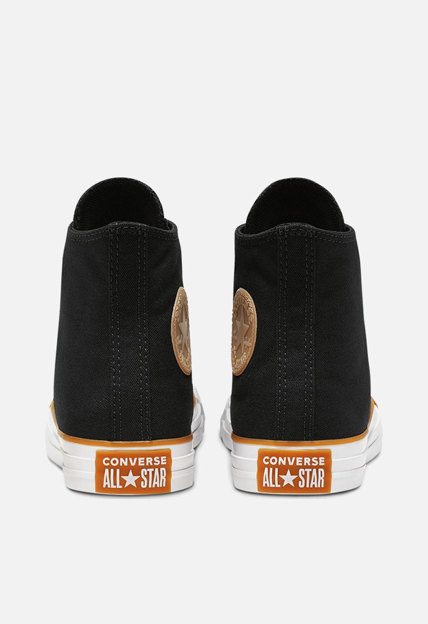 Converse - Chuck Taylor All Star hi - black/white/light brown 