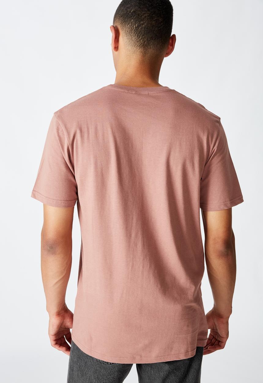 Cotton On - Unknown projects Tbar text T-shirt - dirty pink 