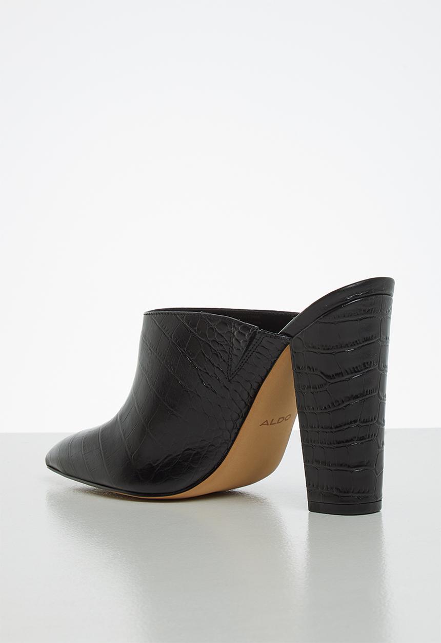 ALDO - Nichy leather heel - black 