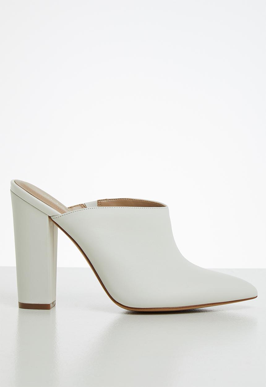 ALDO - Nichy leather heel - white