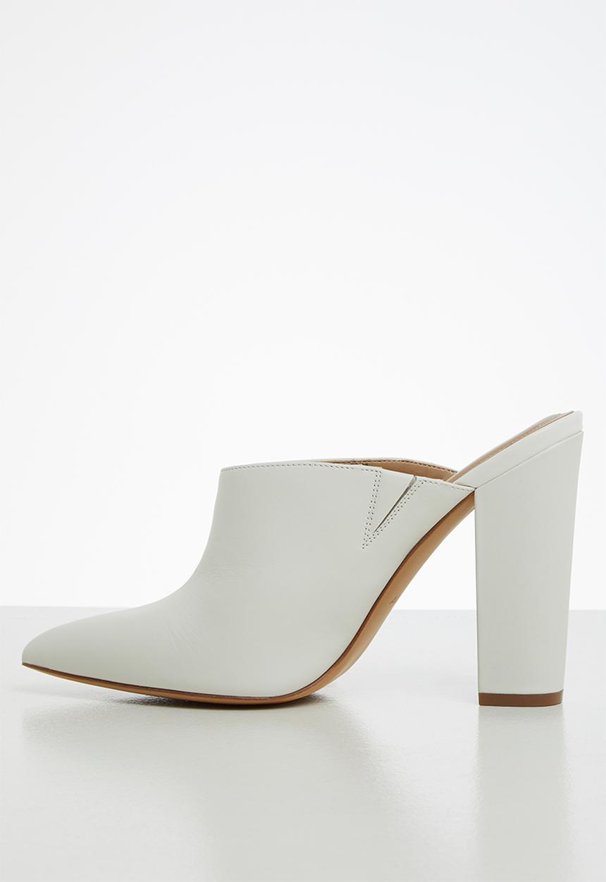 ALDO - Nichy leather heel - white
