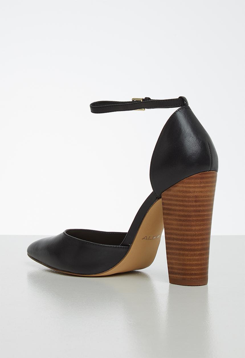 ALDO - Nicholesd leather heel - black