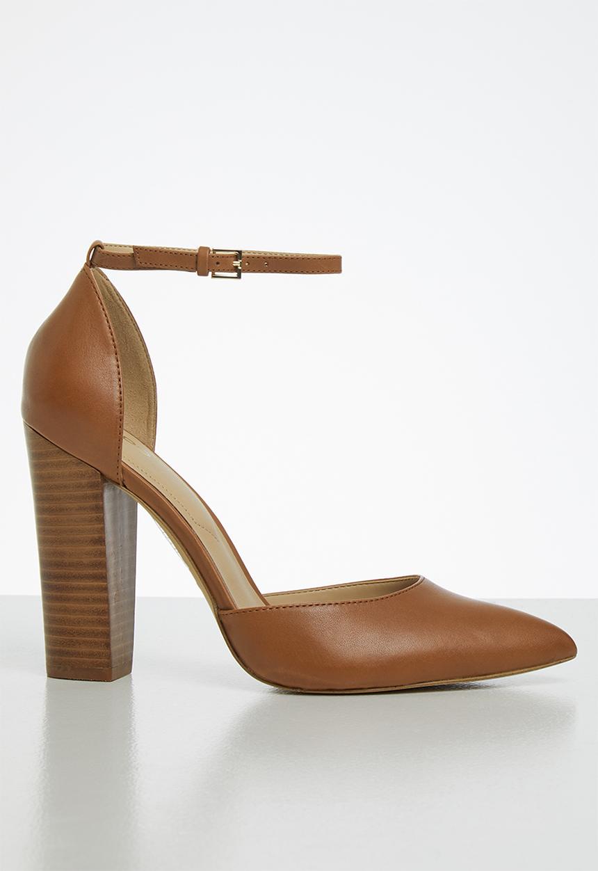 ALDO - Nicholesd leather heel - tan