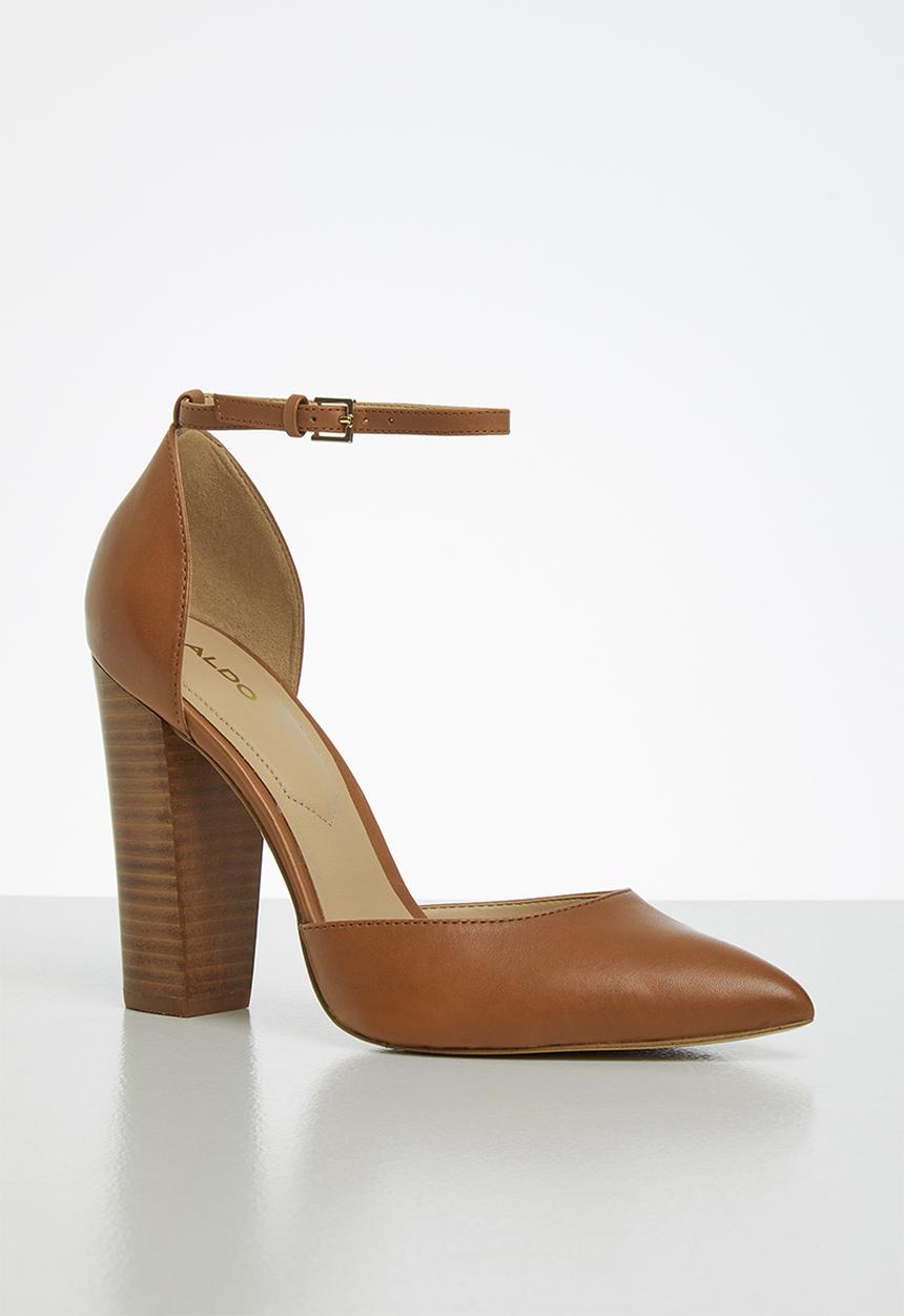 ALDO - Nicholesd leather heel - tan