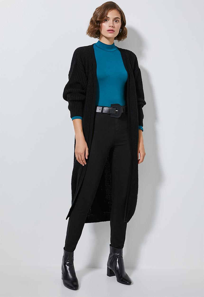 Superbalist - Long sleeve high neck bodysuit - blue 
