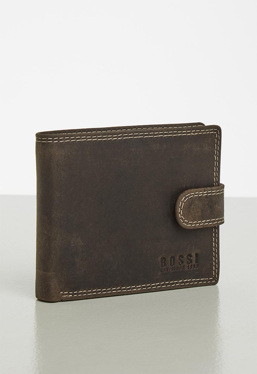 BOSSI - Leather hunsbt - brown