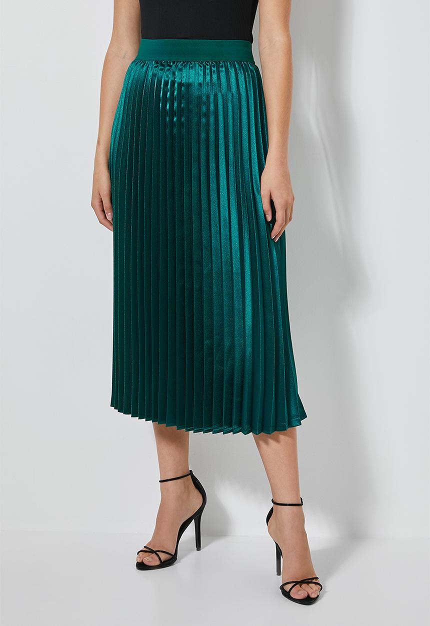 Superbalist - Pleated skirt - teal 