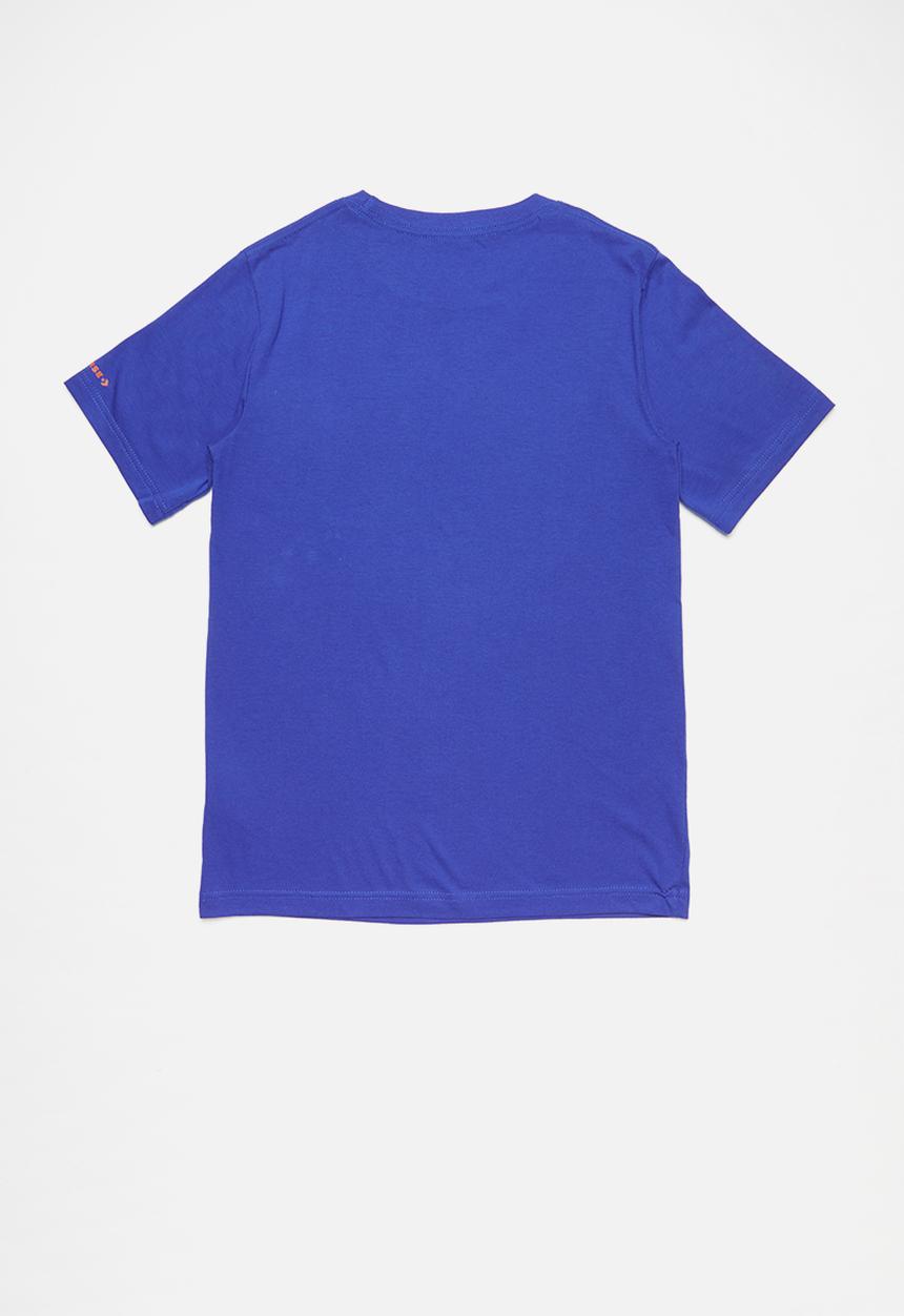 Converse - Overlay chuck patch tee - blue