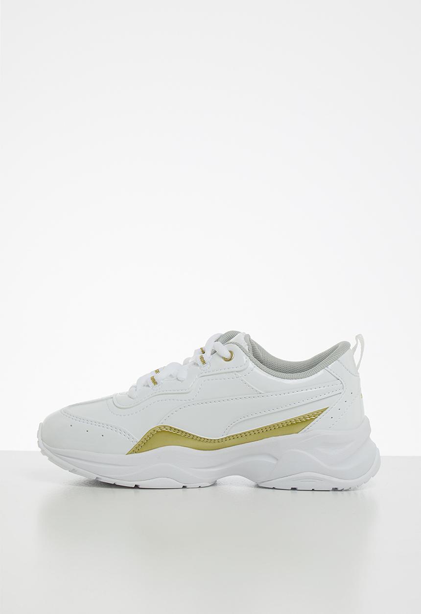 PUMA - Cilia patent ps Puma - white & gold