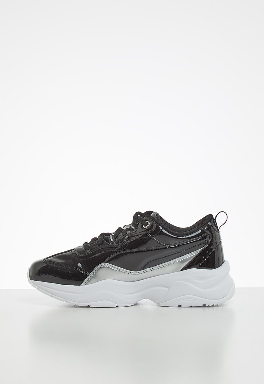 PUMA - Cilia patent jr Puma - black & silver