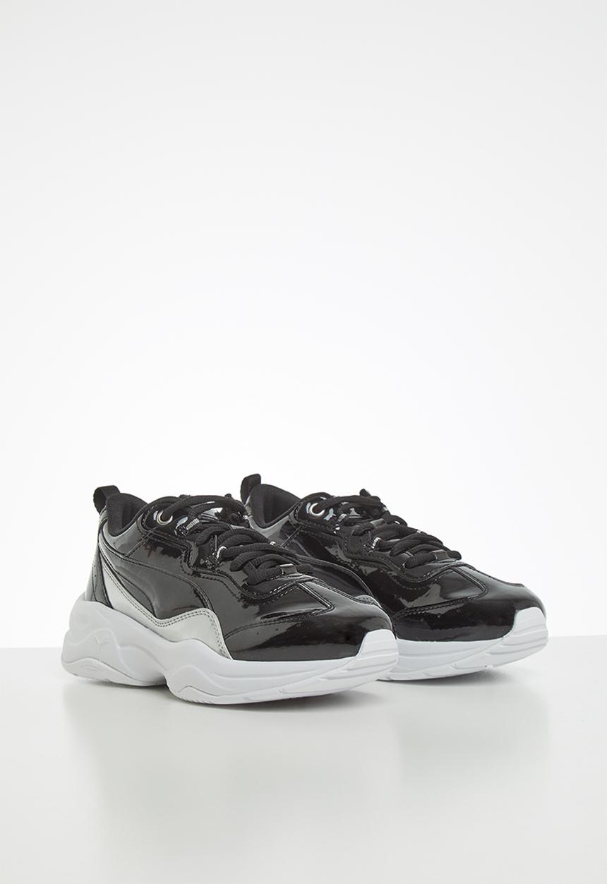 PUMA - Cilia patent jr Puma - black & silver
