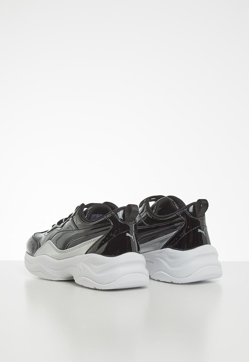 PUMA - Cilia patent jr Puma - black & silver