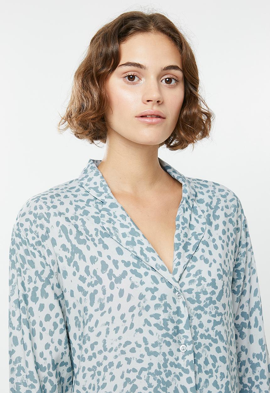 Superbalist - Sleep shirt & pants set - blue