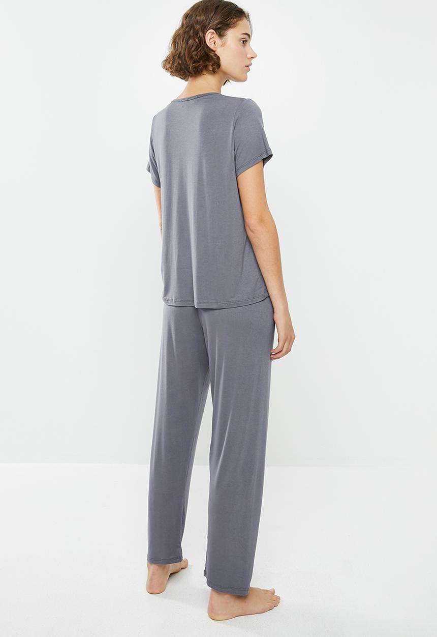 Superbalist - Sleep tee & pants set - grey