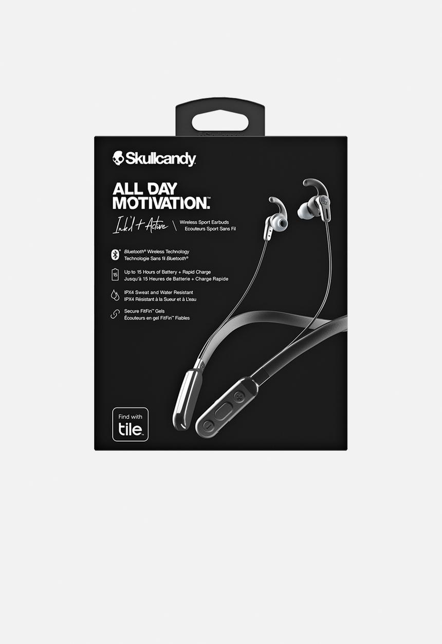 Skullcandy - Inkd+ active wireless in-ear - black & grey