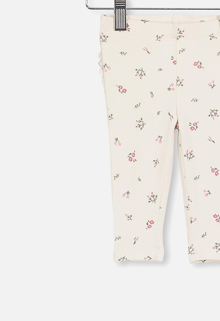 Cotton On - Quinn ruffle legging -  vanilla