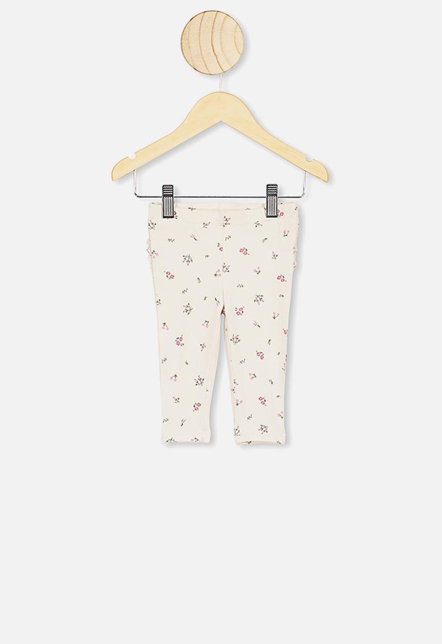 Cotton On - Quinn ruffle legging -  vanilla