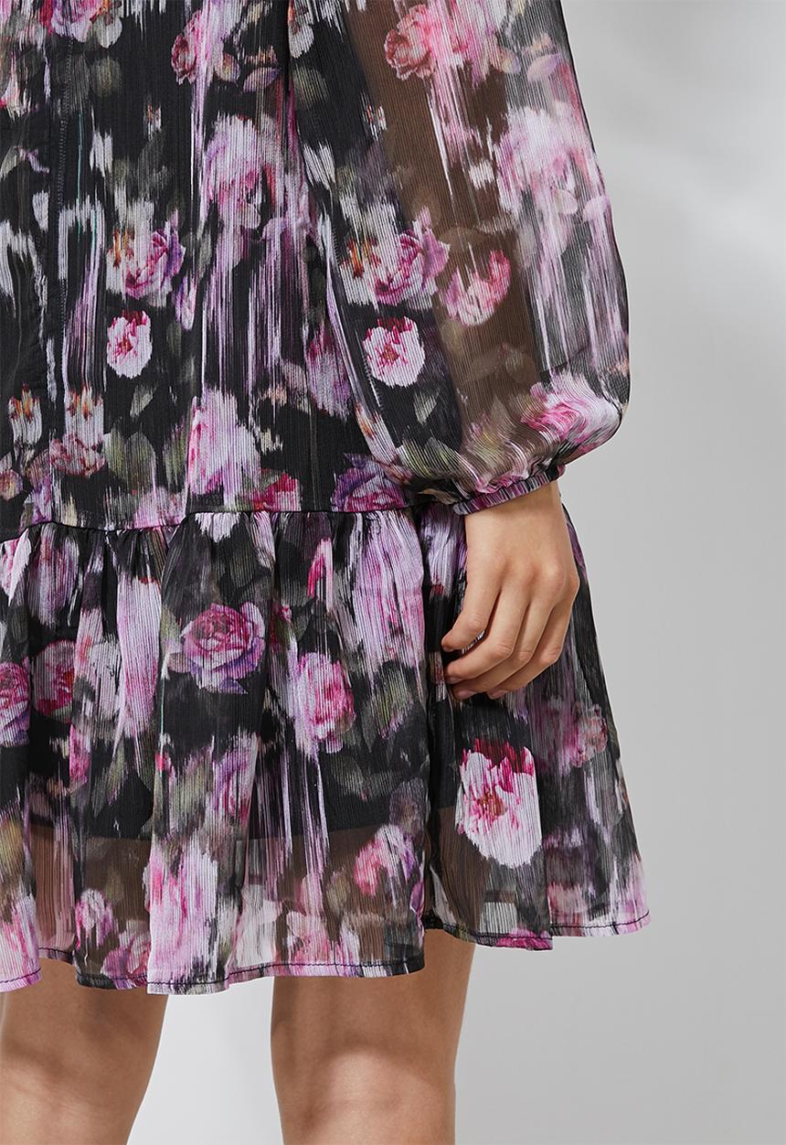 Superbalist - Dropped waist dress - diffused rose floral