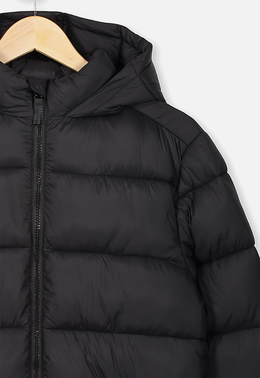 Free by Cotton On - Charlie puffer - black