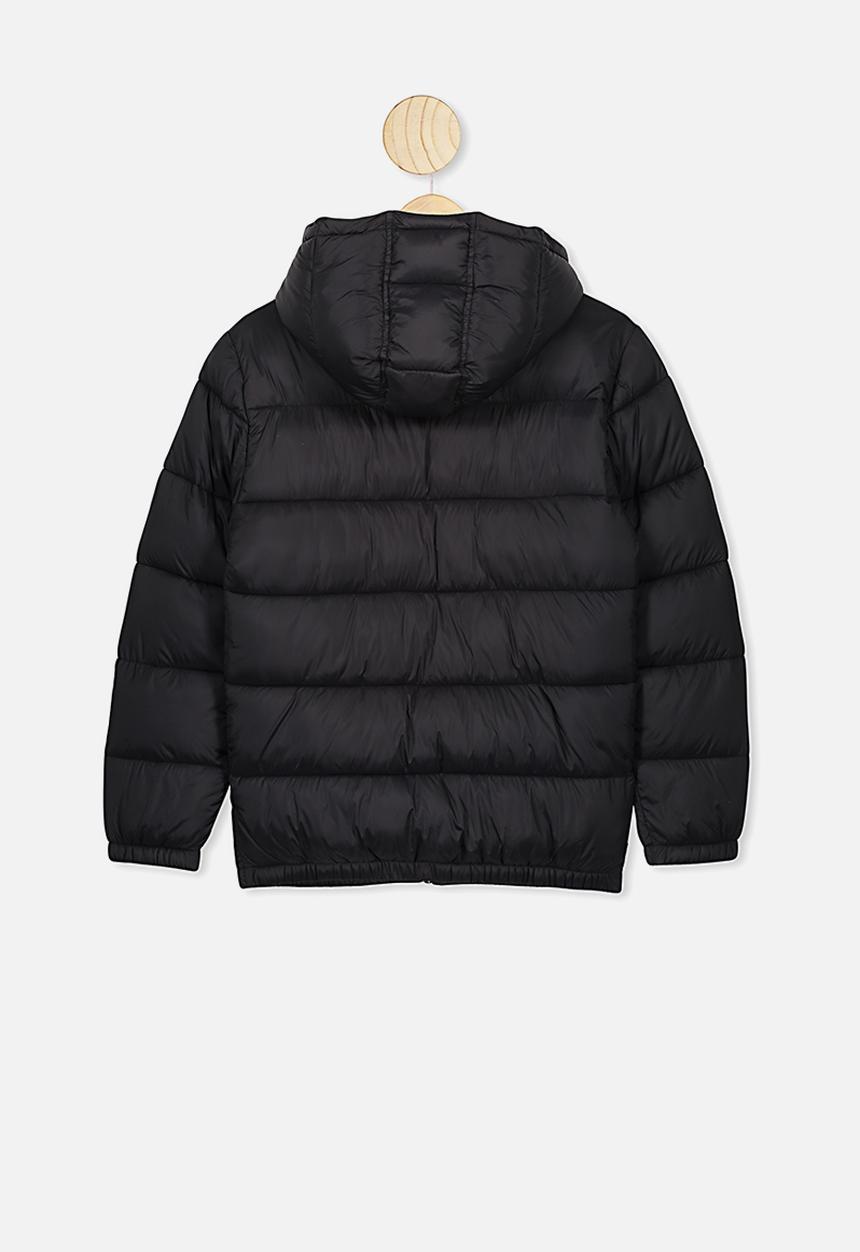 Free by Cotton On - Charlie puffer - black