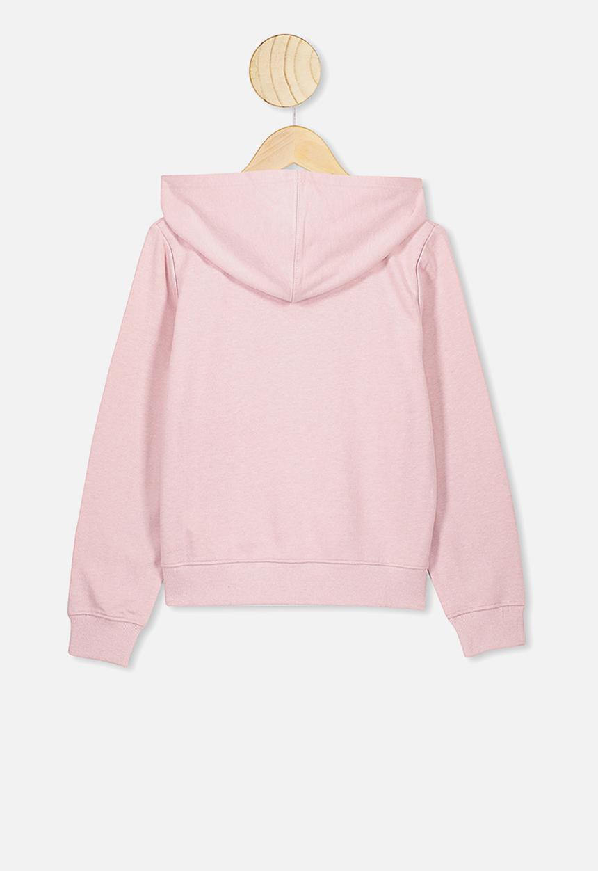 Free by Cotton On - Poppy zip through hoodie - pink 