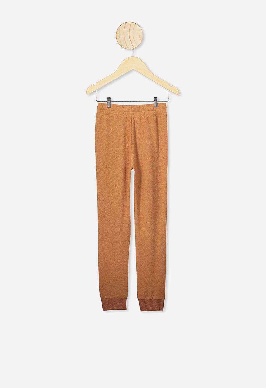 Free by Cotton On - Super soft trackpant - rust 