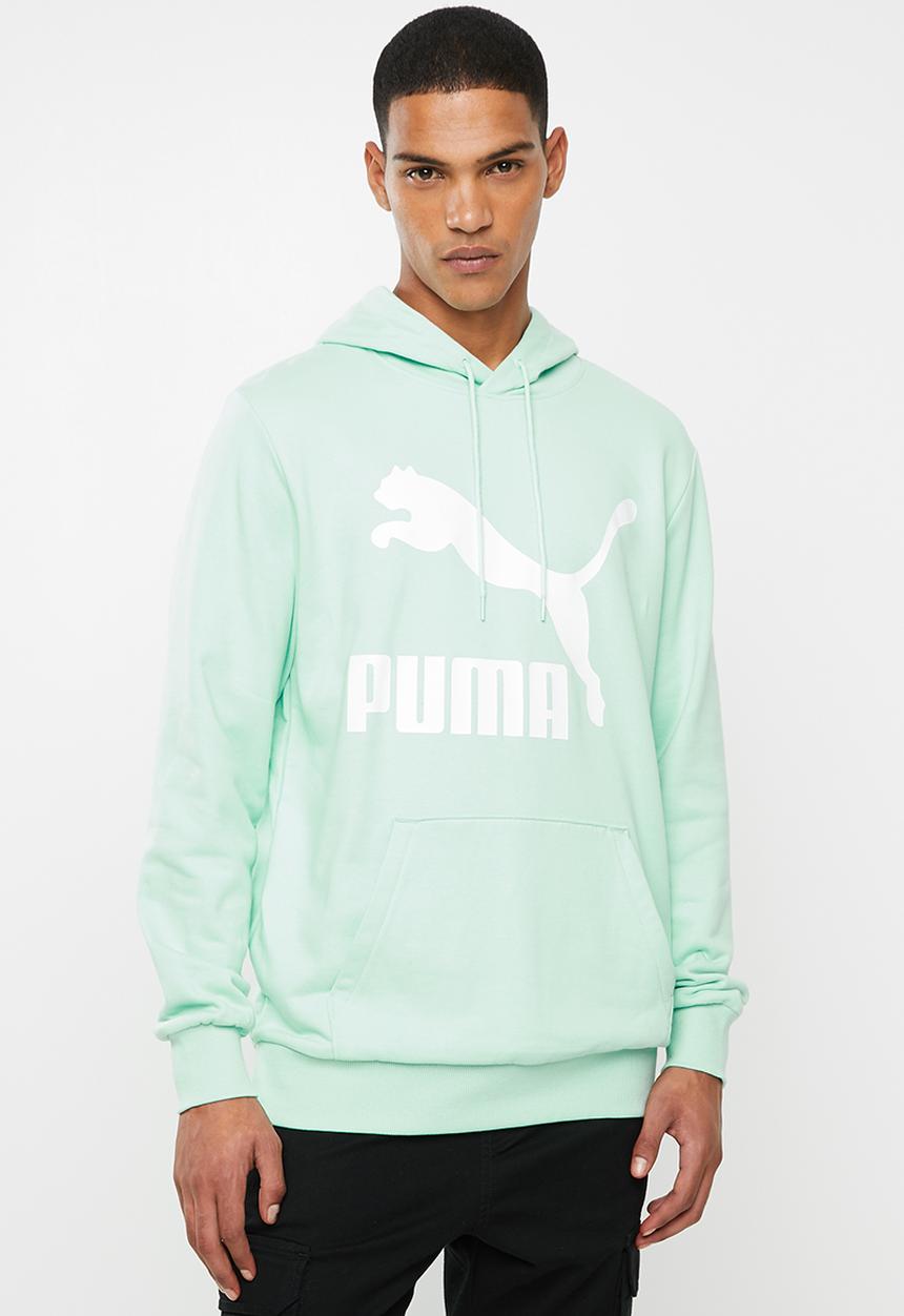 PUMA - Classics logo track hoodie - green 