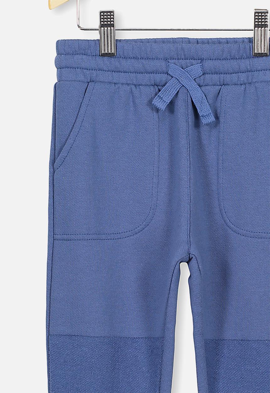Cotton On - Heritage track pant - petti blue knee panel