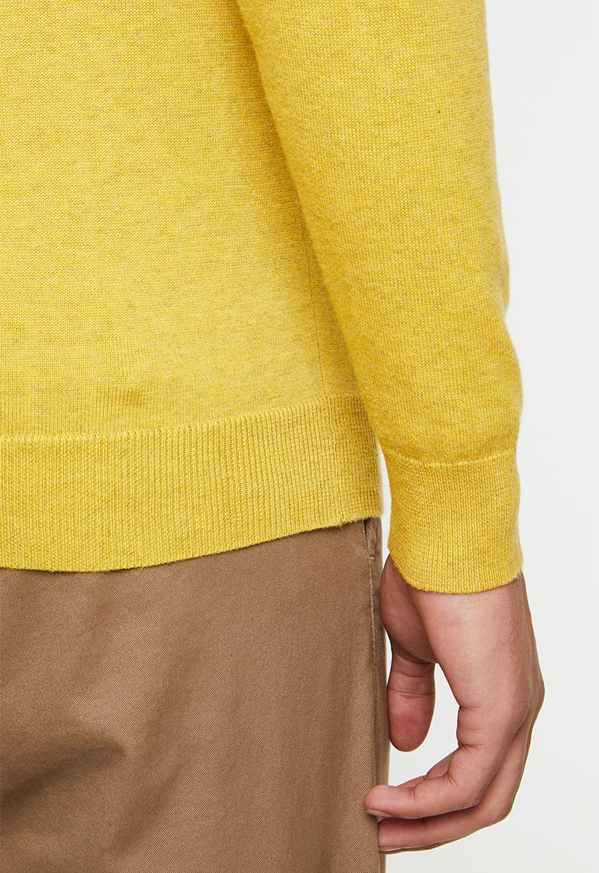 Superdry. - Orange label cotton crew sweater - yellow