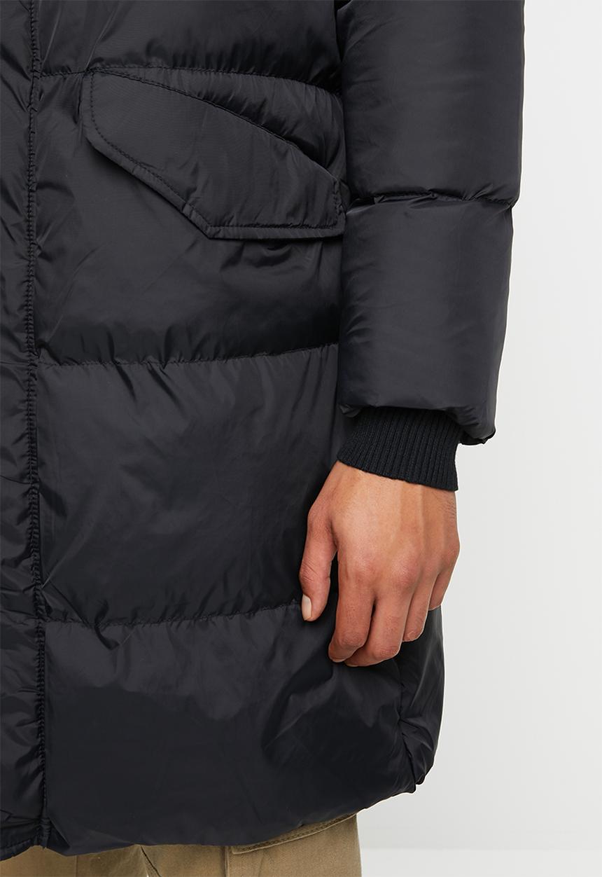 Brave Soul - Marvel longine puffer jacket - black