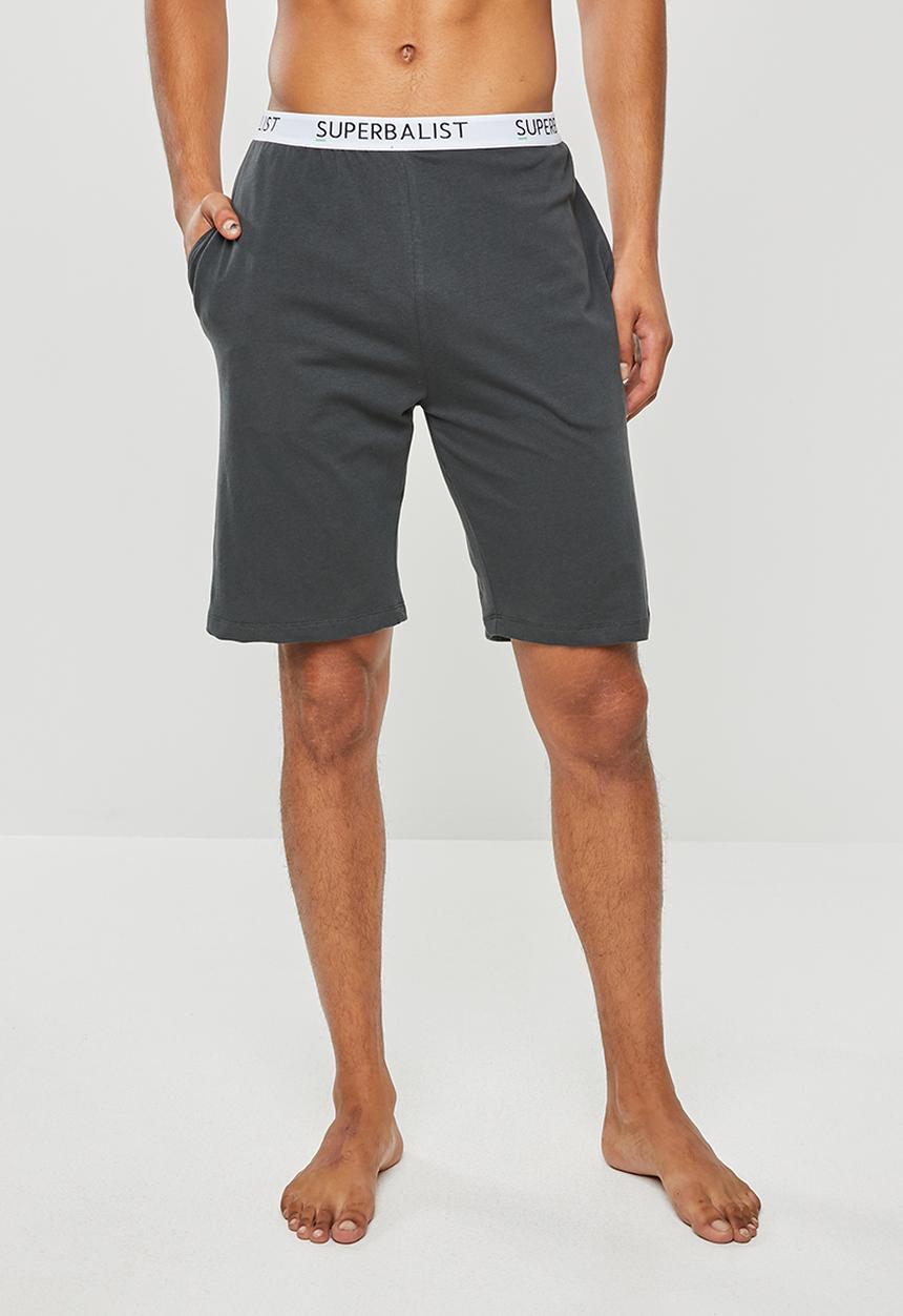 Superbalist - Knit slim fit lounge shorts - grey