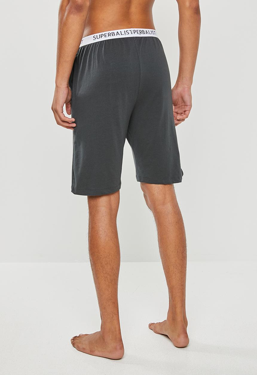 Superbalist - Knit slim fit lounge shorts - grey