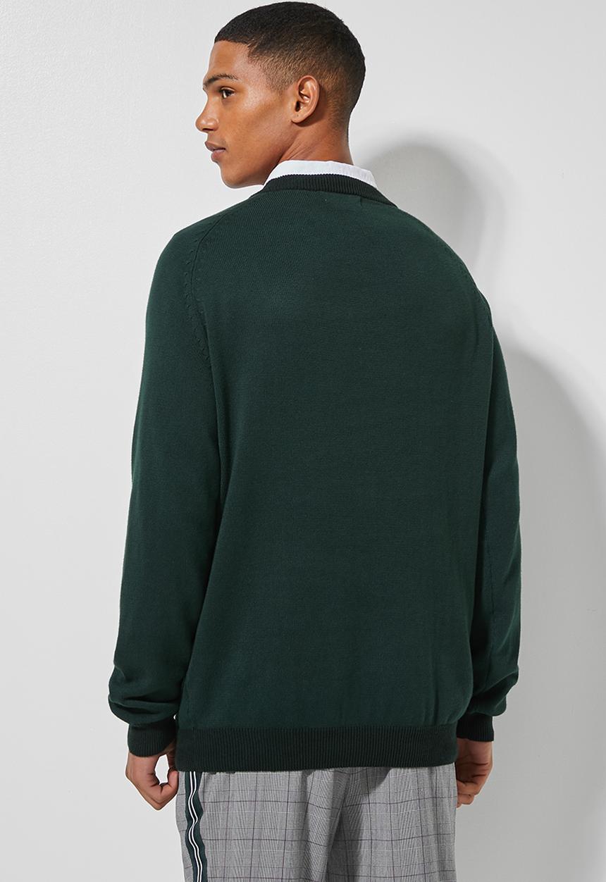 Superbalist - Premium crew knit - green