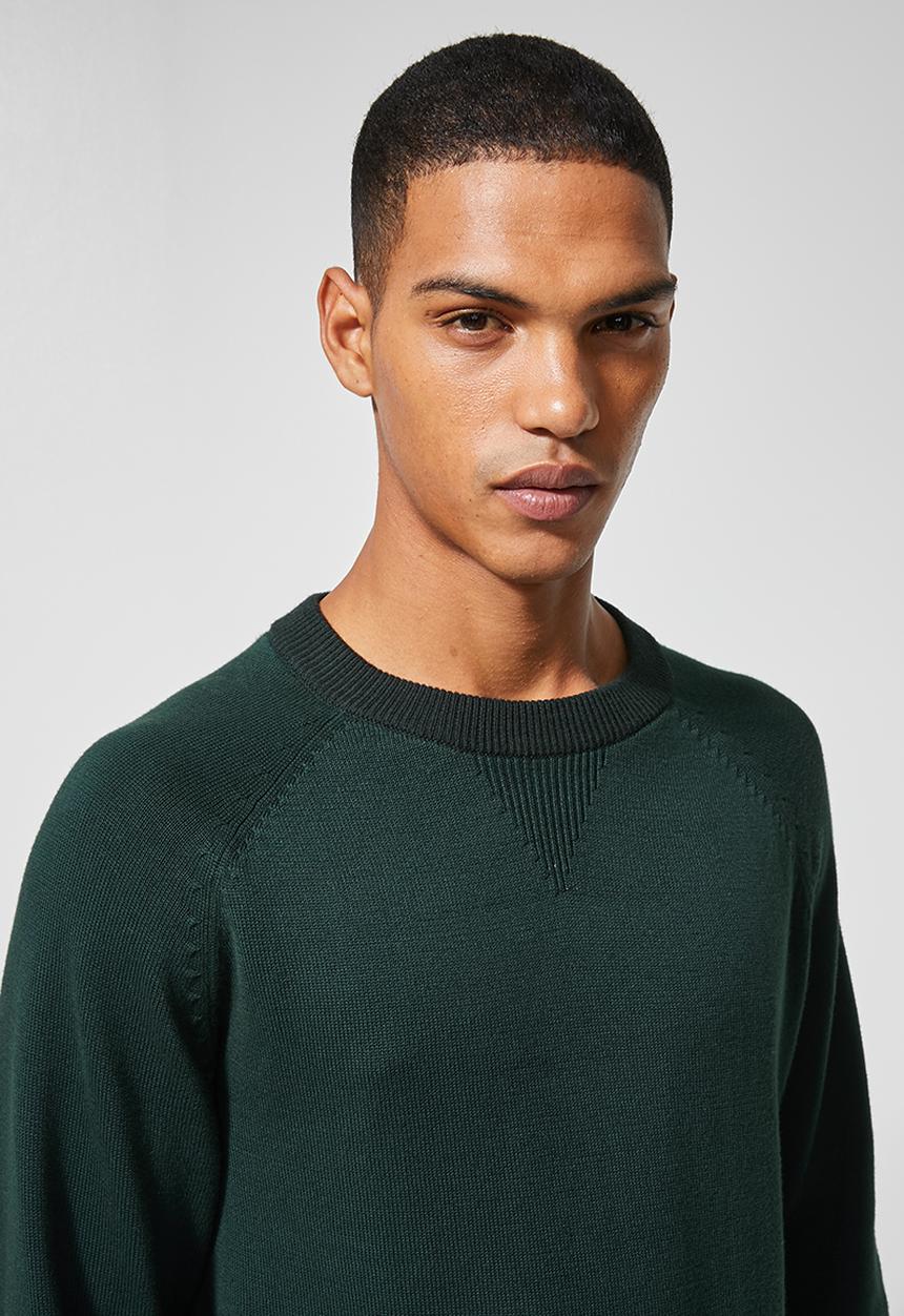 Superbalist - Premium crew knit - green