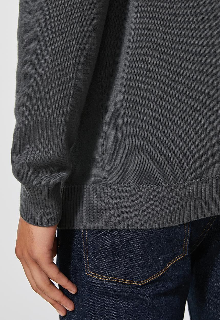 Superbalist - Premium slim fit roll neck knit - charcoal