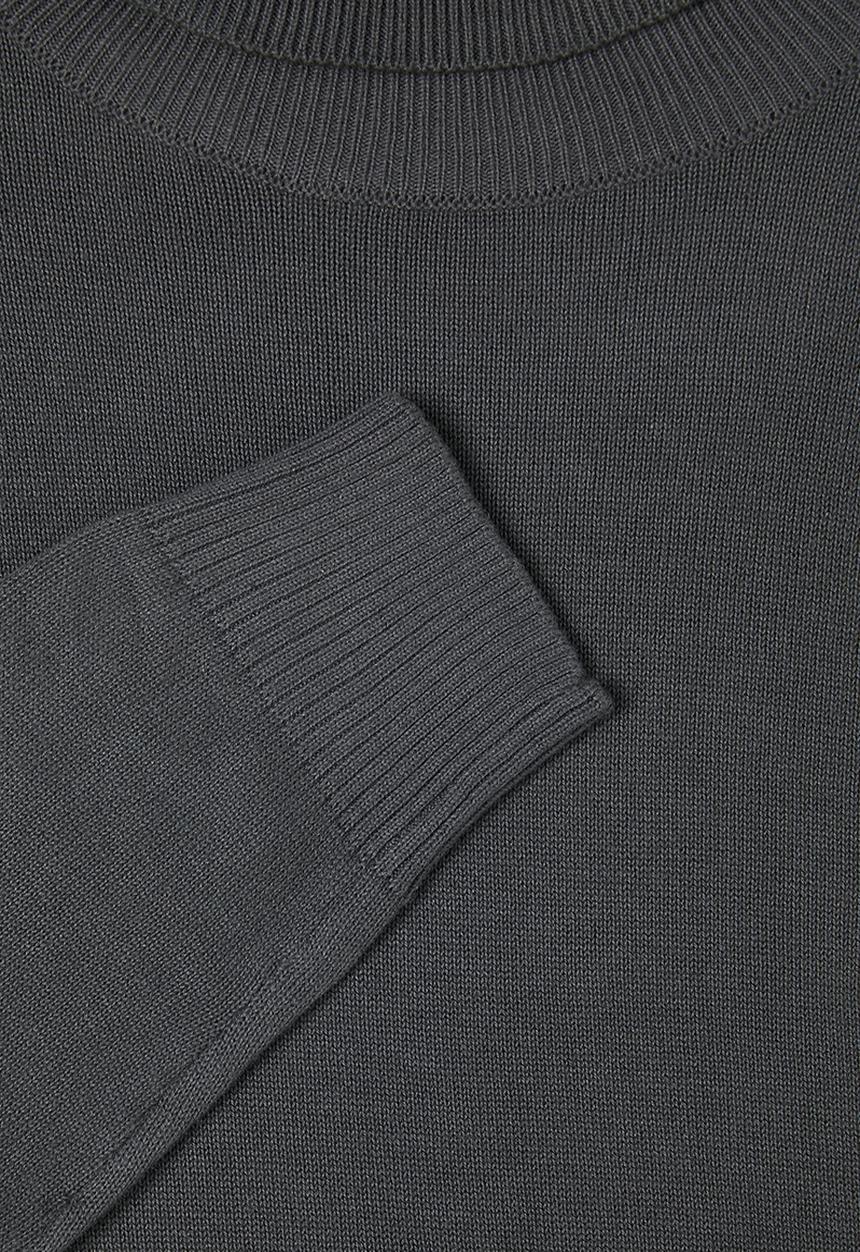 Superbalist - Premium slim fit roll neck knit - charcoal