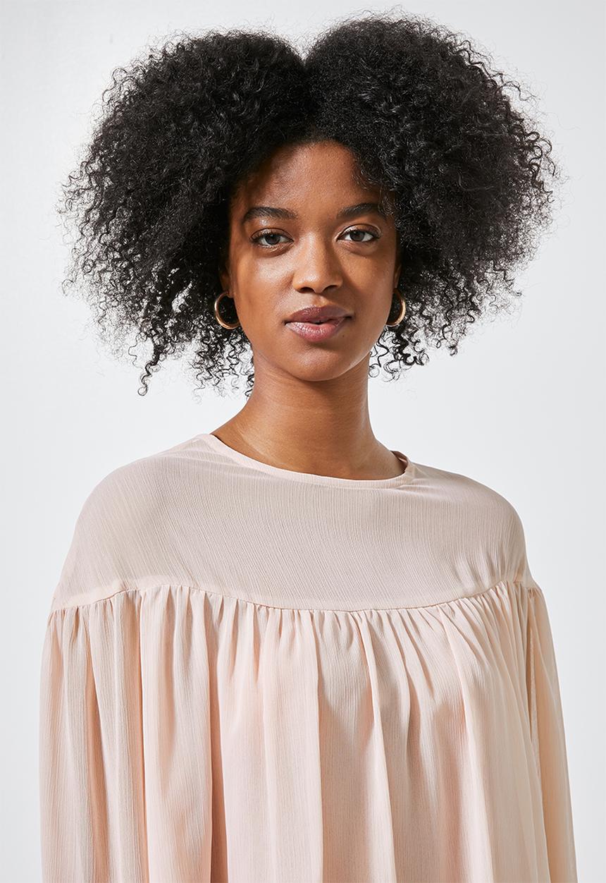 Superbalist - Double layer hi lo blouse - light pink
