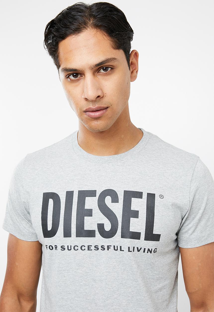 Diesel  - Diego short sleeve logo tee - grey
