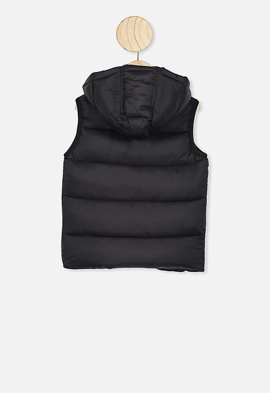 Cotton On - Billie puffer vest - black