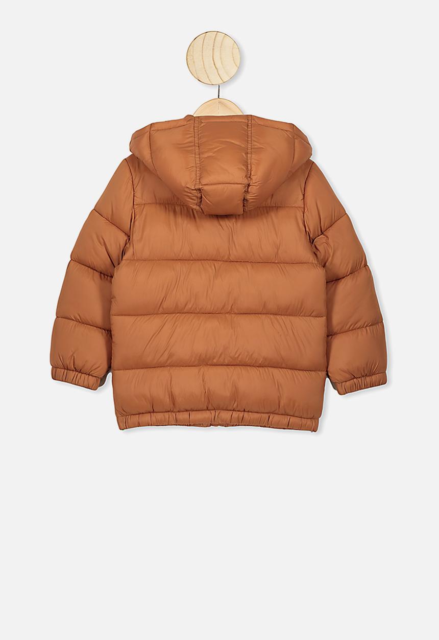 Cotton On - Frankie puffer jacket - brown