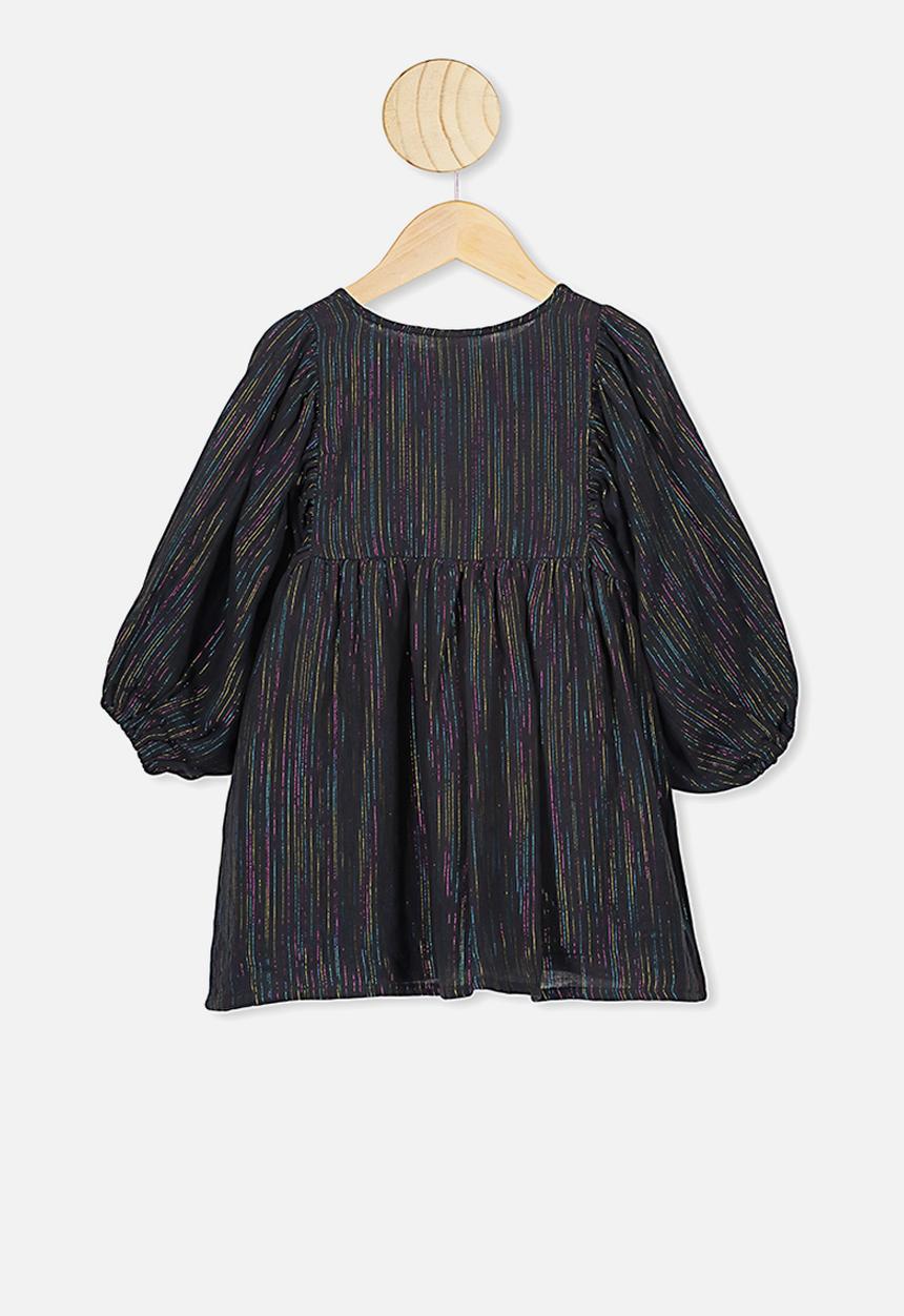 Cotton On - Goldie long sleeve dress - phantom