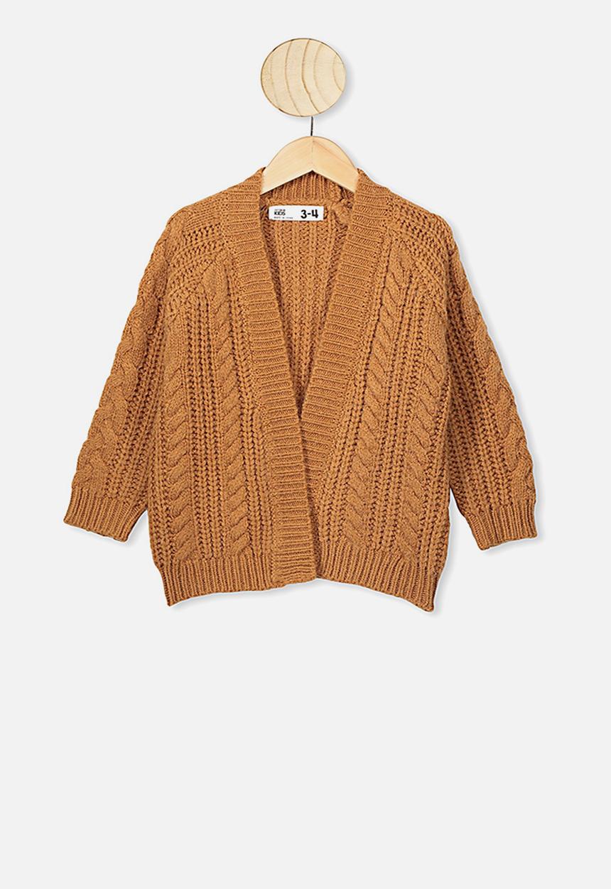 Cotton On - Cooper cardigan - amber brown