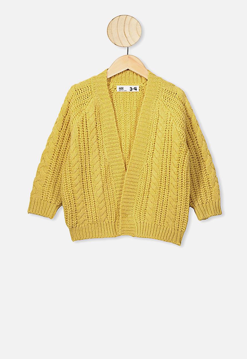Cotton On - Cooper cardigan - yellow