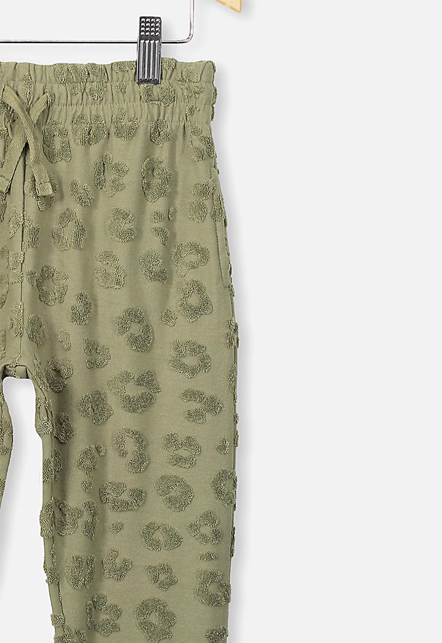 Cotton On - Keira cuff pant - green