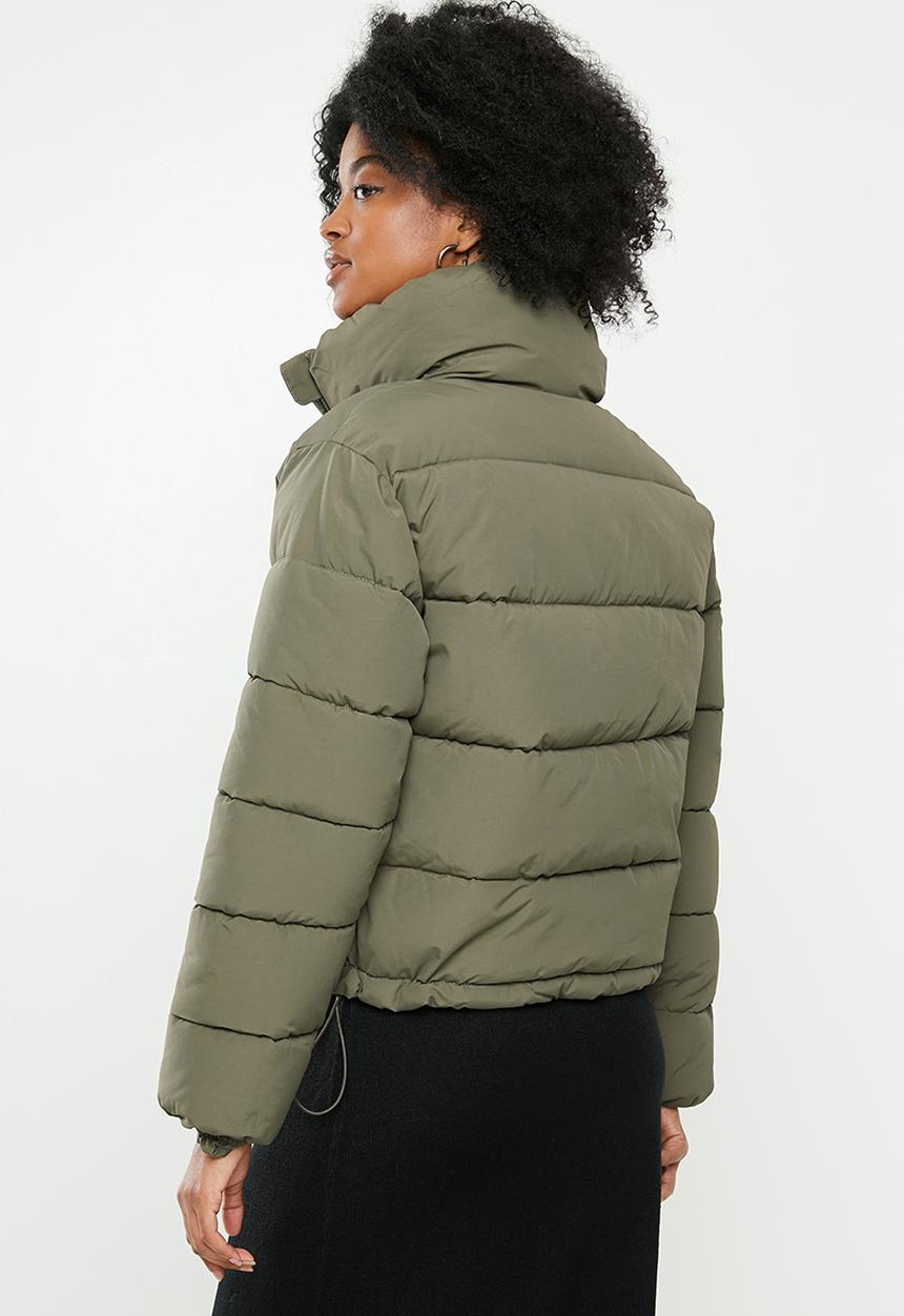 Glamorous - Padded puffer jacket - khaki