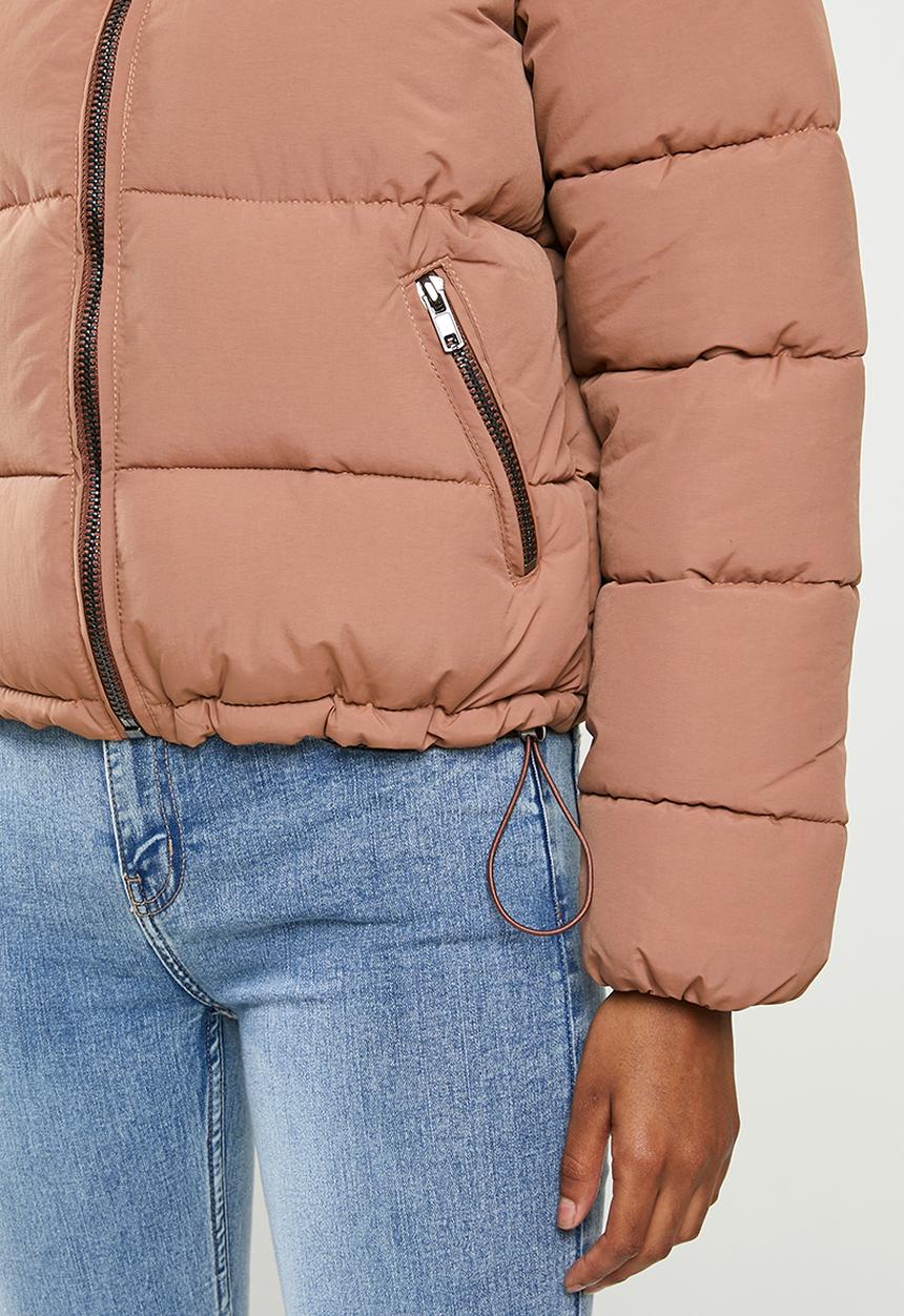 Glamorous - Padded puffer jacket - dirty pink 